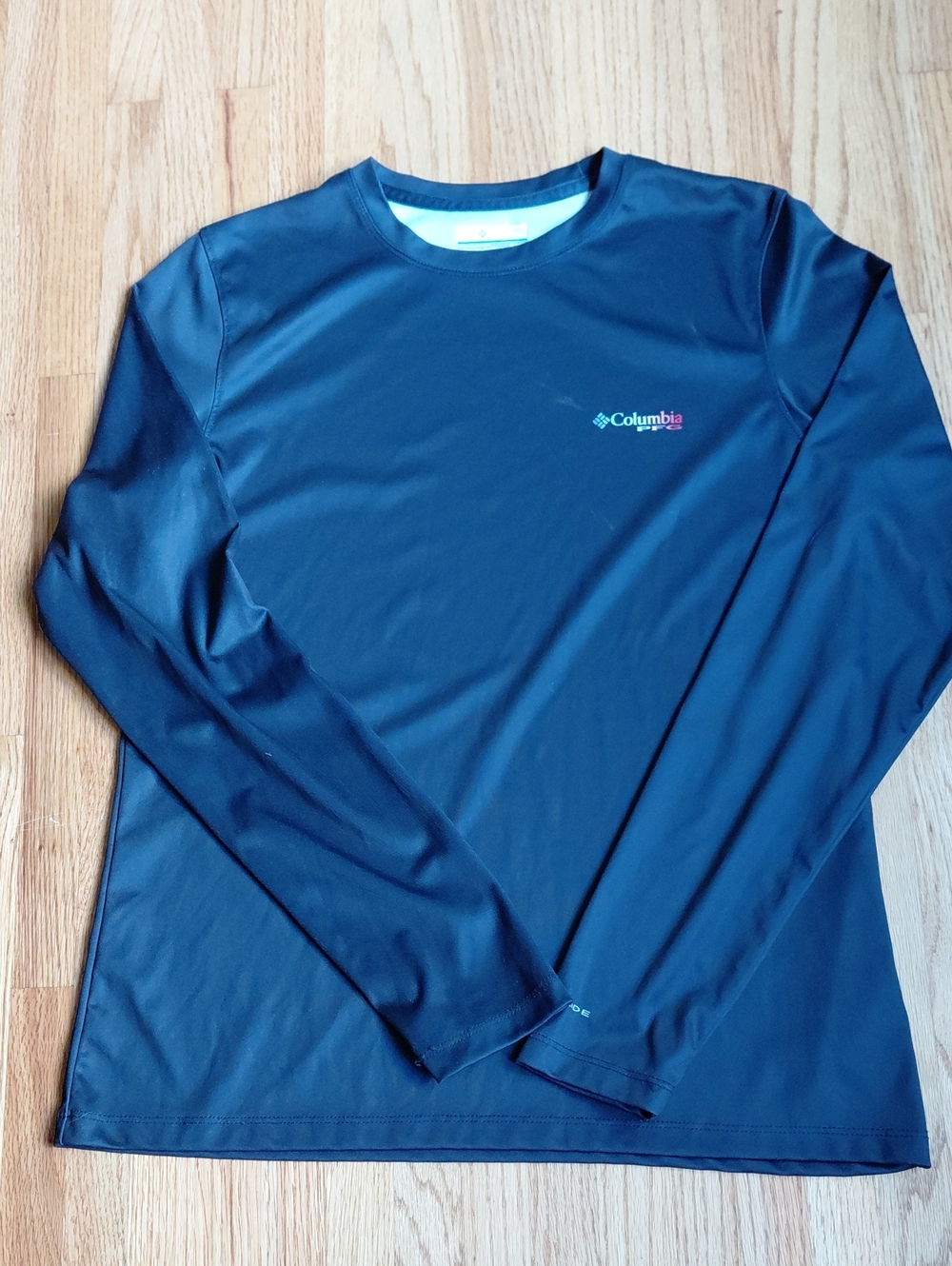 Columbia Men's Long Sleeve Performance Swim Shirt - Navy Blue